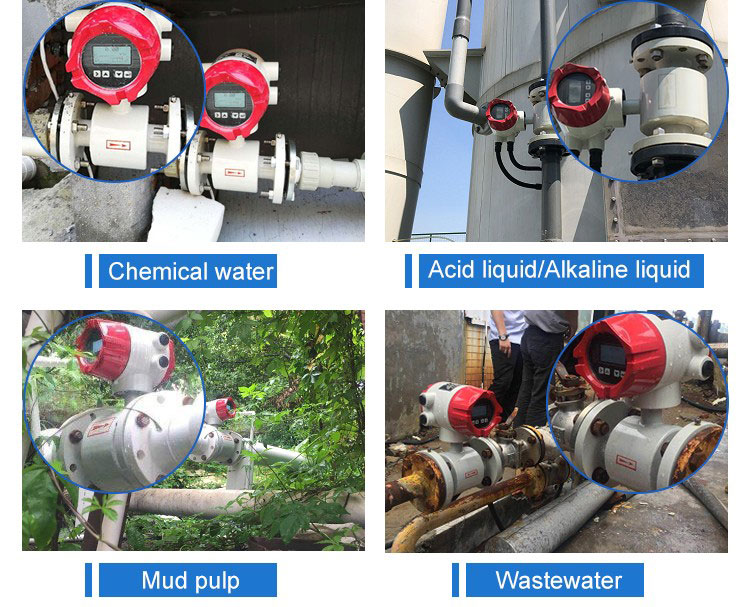 ss flowmeter application SS magnetic flowmeter