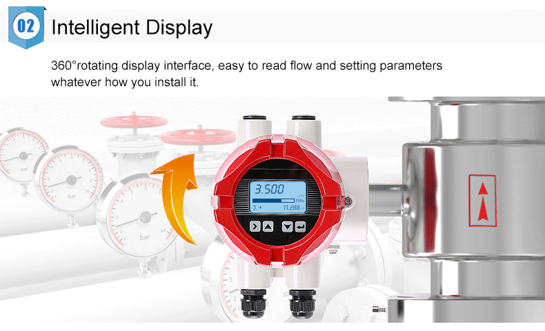 flow meter interface SS body flowmeter