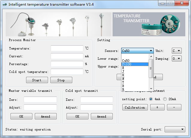 Temperature transmitter software Temperature transmitter software