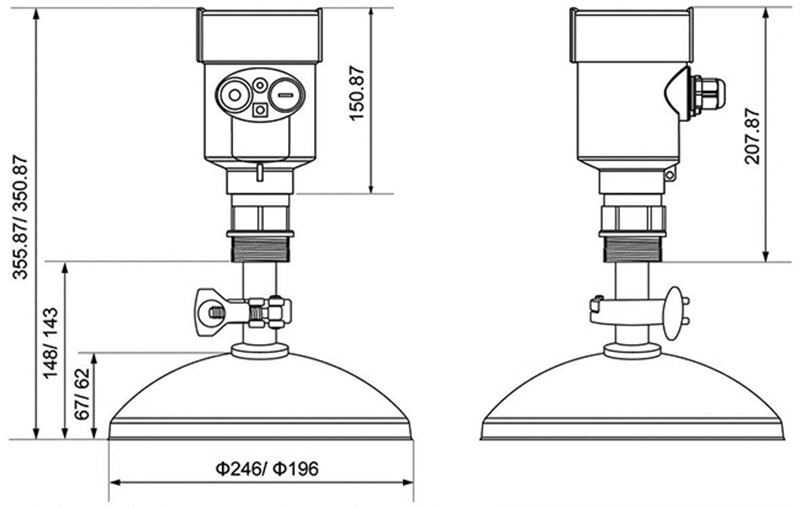 radar level meter radar level meter