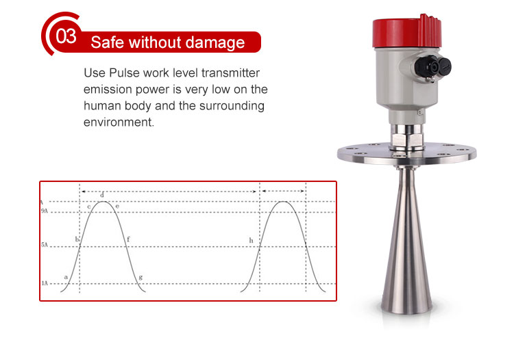 non contact type level measurement Radar level meter safe