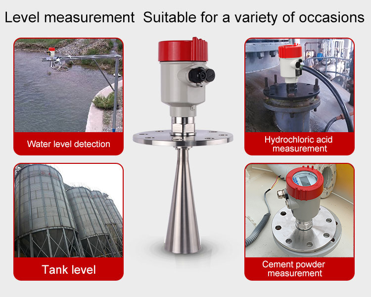 radar tank level sensor Radar level meter applicate